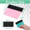 2 PCS Squeegee for Vinyl, Felt Squeegee with Replacements, 4 Inch Scratch Free Scraper for Car Wrap, Window Tint, Craft Sign Making and DIY