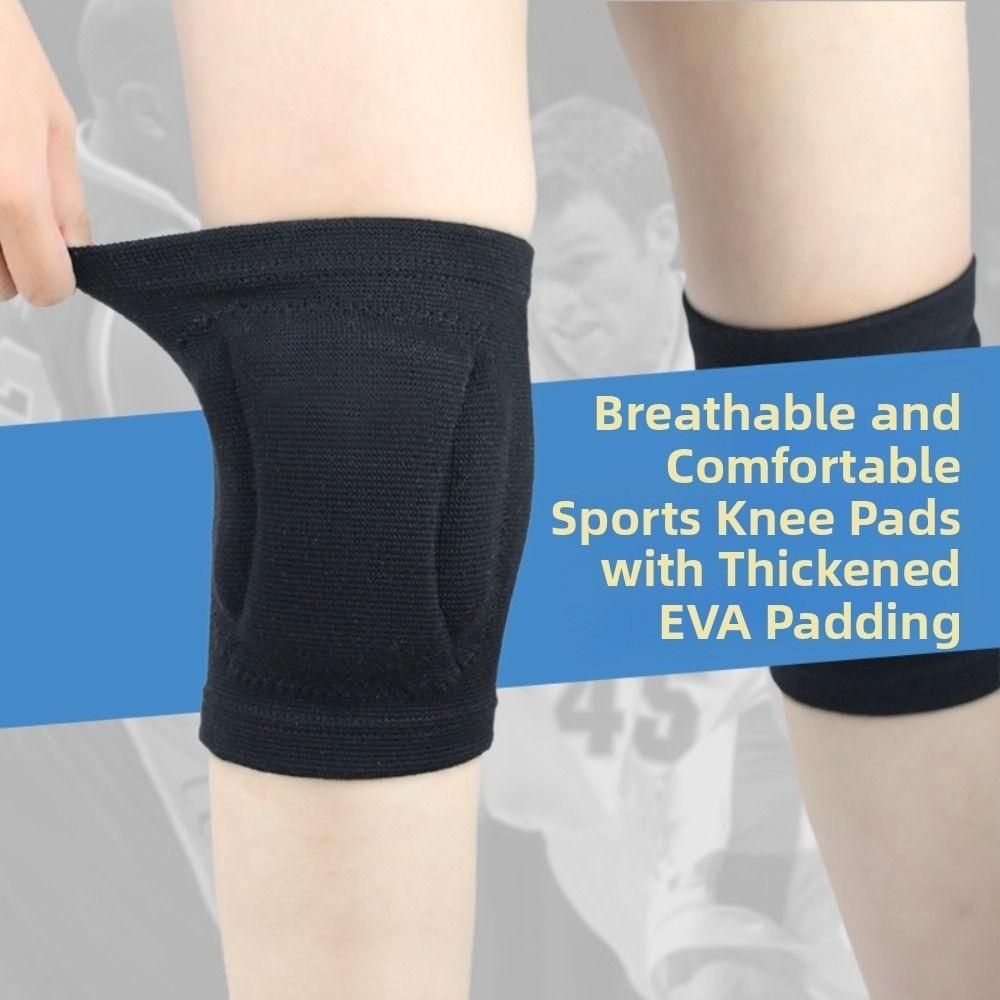 1 Pair Yoga Sponge Sports Knee Pads Volleyball Elastic Knee Pads Dance Knee Pads Volleyball Player