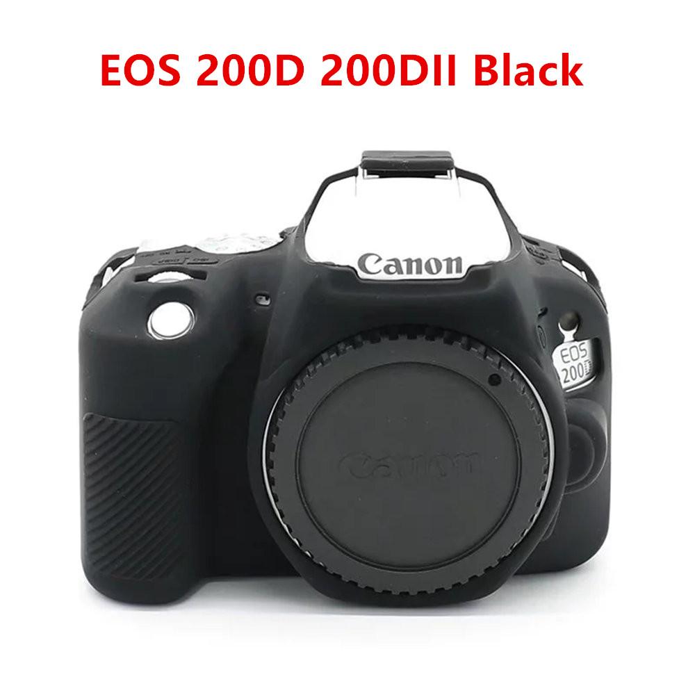 Мягкий силиконовый защитный чехол для корпуса камеры для Canon EOS 600D 650D 700D R10 R7 RP R6 R 7D 77D 5D3 5D4 6D 80D 70D 6DII 1500D 1300D 200D