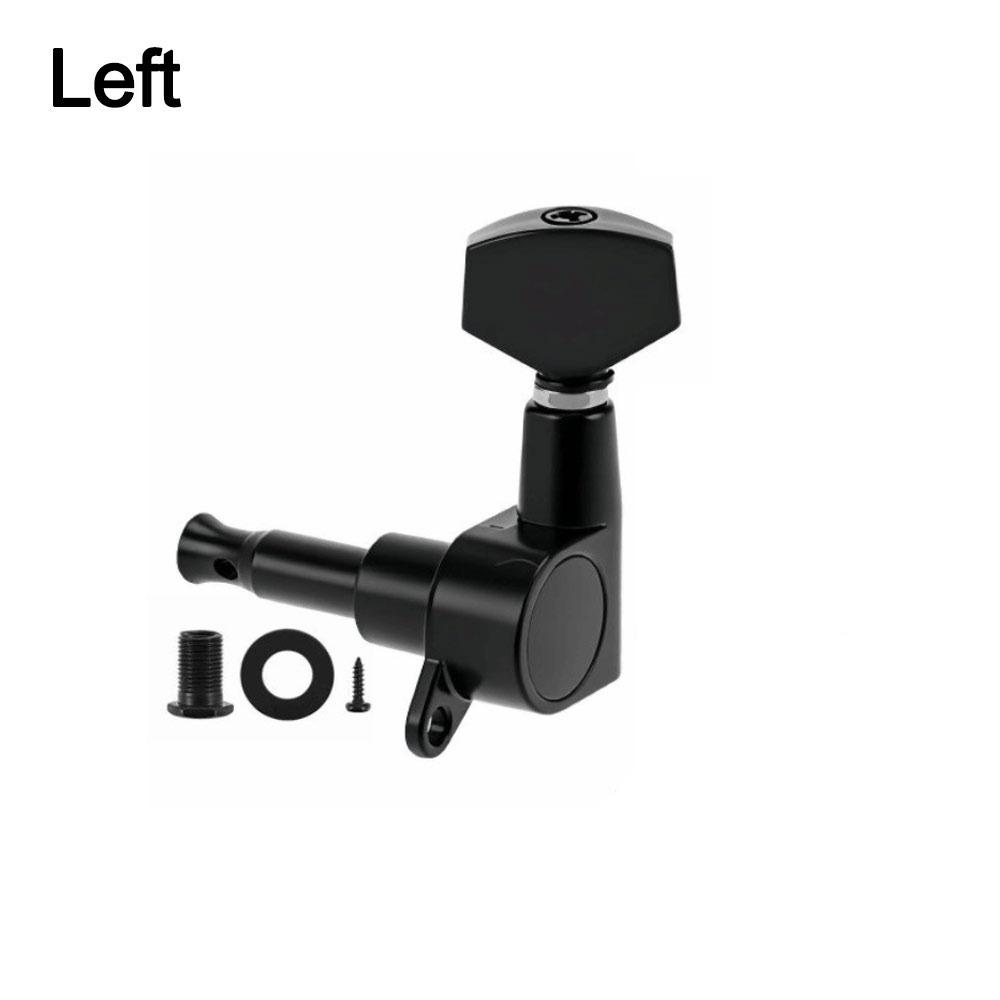 Металлические колки для настройки гитарных струн, конфигурация 3L3R, полностью закрытые гитарные колки, машинные головки, ручки, колки для классической гитары