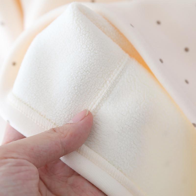 Children Dot Clothing Girls Long Sleeve T-Shirt Soft Fabric Half-High Collar and Puff Sleeves Perfect for Play and School T-Shirts