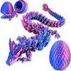 22СМ Креативное Снятие Стресса Яйцо Дракона Хамелеон Маятник 3D Печать Дракон Подарок на Новый год 2025 Красочный Набор Настольное Украшение Детская Игрушка