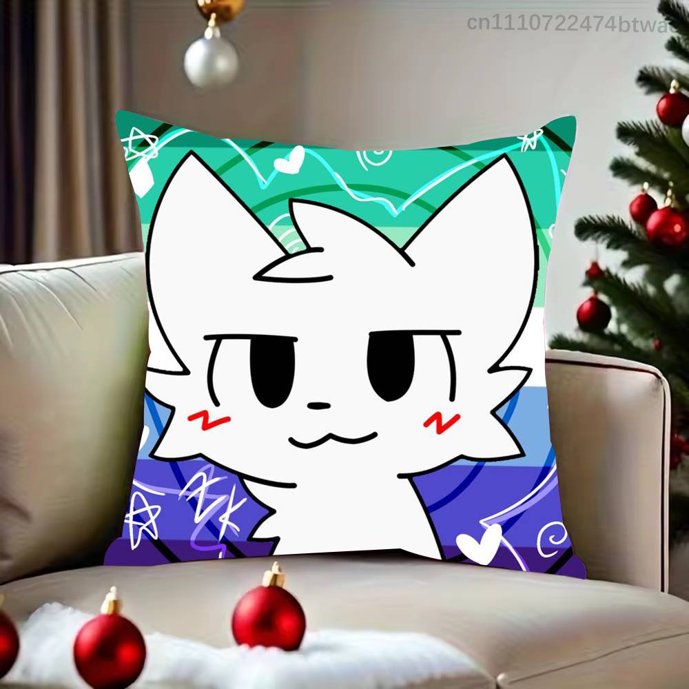 BBoykisser Cute Silly Cat Pillowcases Cute Funny Pillow Case For Wedding Party Home Decor Comfy Pillow Cove