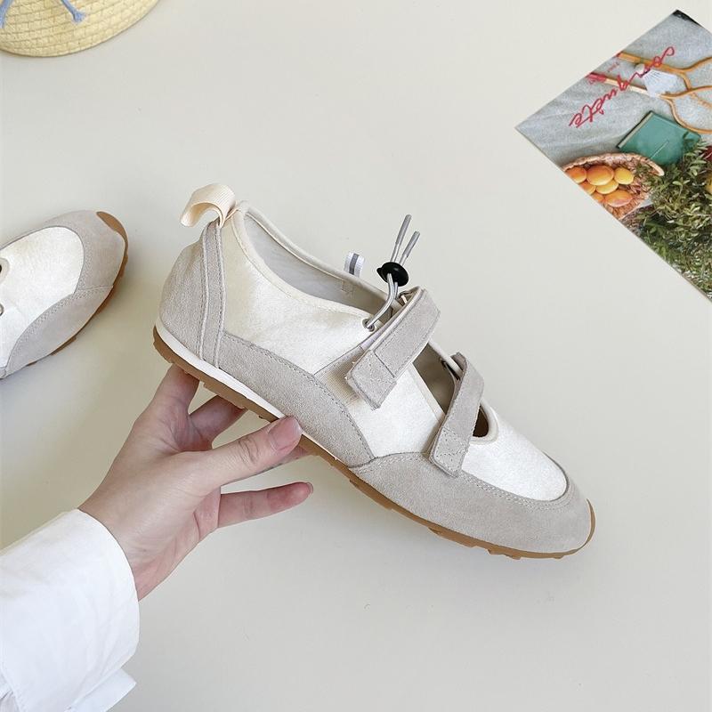 Модные балетки IPPEUM для женщин 2025 Новая мода Мэри Джейн Обувь с круглым носком Плоская подошва