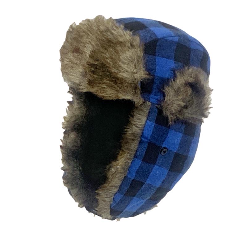 Шапка-авиатор из овечьей шерсти на зиму: Ветрозащитный, Защищающий от холода, Защита ушей для активного отдыха