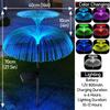 2/1Pcs Solar Double-Layer Jellyfish Light LED Garden Light Outdoor Waterproof Lawn Light for Backyard/Pathway/Holiday Decor