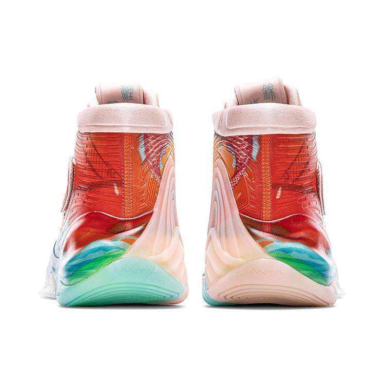 Anta KT6 'Koi Fish' Koi Fish Cushioning Slip Resistant Abrasion Resistant Coverage High top Basketball Shoes Men's 112041101-9