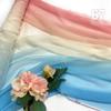 Радужный градиент цвета шифоновая ткань 30D органза тюль ткань для самостоятельного изготовления старинного свадебного платья ханьфу декор для вечеринки