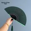 Bamboo Frame Folding Hand Fan Peony Flower Dance Fan Gentle Design Retro Handheld Fan  Gift Giving