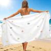 1Pc Colorful Dots Beach Towel, Quick Dry, Multi-Use for Beach Pool Gym Yoga Home Travel, Christmas, Halloween, Xmas Gift M928272