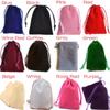 Beauty Velvet Drawstring Dice Storage Jewelry Pouch Gift Bag Pouch Bag