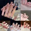 24 шт./кор. пресс для ногтей, маникюрный инструмент для дизайна ногтей, носимые типсы, полное покрытие, накладные ногти, накладные ногти