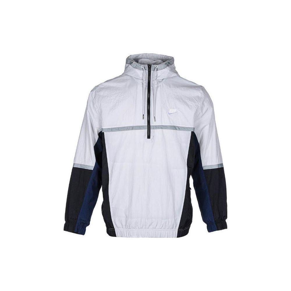 Nike Мужские ветровки с капюшоном и цветными блоками, серые CZ9963-097