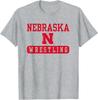 Официально лицензированная футболка для борцов Nebraska Cornhuskers, унисекс