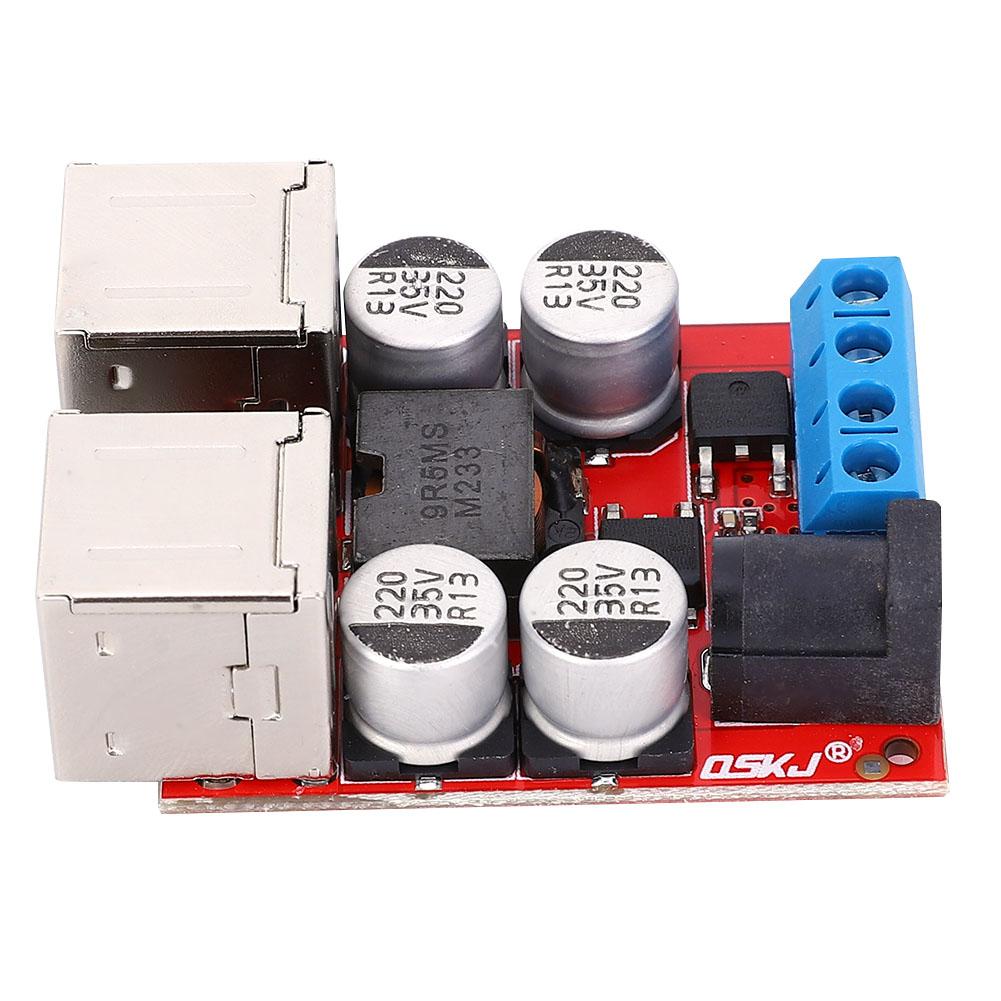 DC DC Voltage Step Down Power Supply Buck Module Car 12V 24V 8 35V To 5V 8A 4 USB Phone Charger