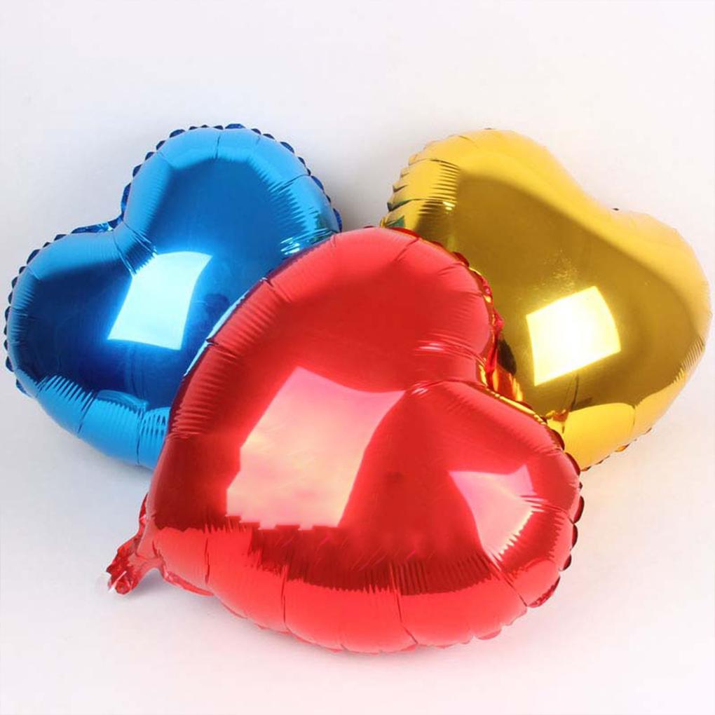 Foil Balloons For Wedding Birthday Party Decorations Love Heart Globos Reusable And Practical