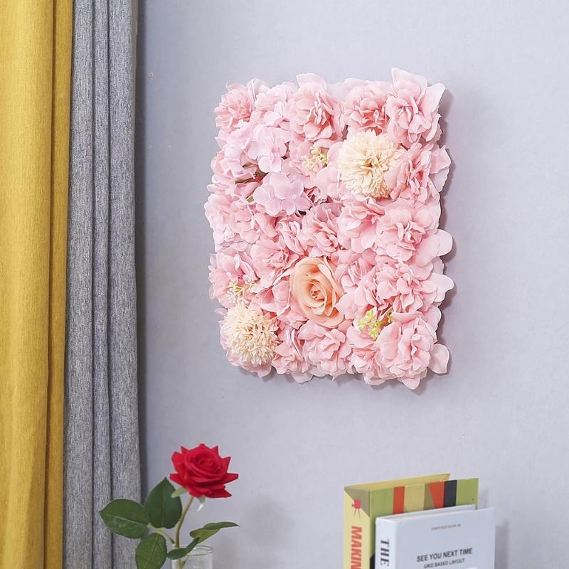 1 шт. 38x38 см шелковые цветы розы 3D фон стены свадебные украшения искусственный цветок настенная панель для домашнего декора фоны детский душ