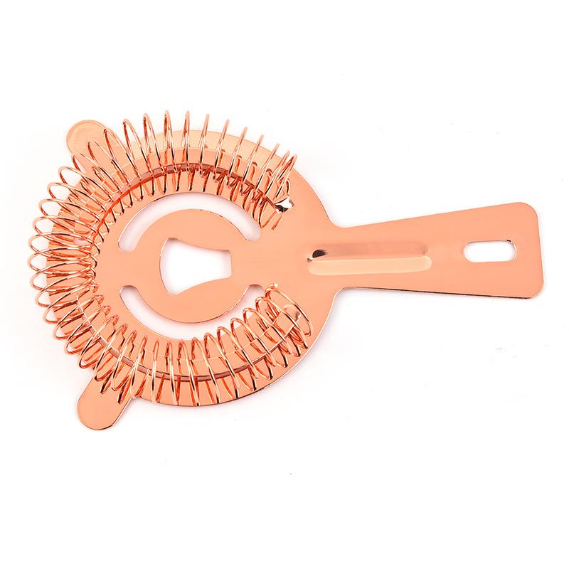 New 4 Color Bar Strainer Sprung Cocktail Strainer Stainless Steel Deluxe Strainer Bar Tools with Spring For Bartenders Filtering