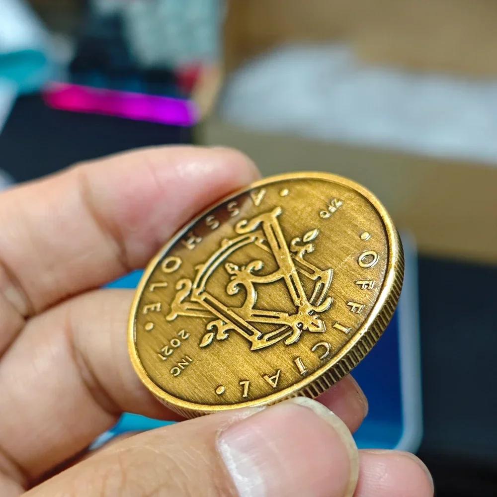 1 европейская и американская поддельная ретро-монета в виде среднего пальца, подарочная коллекционная памятная монета.