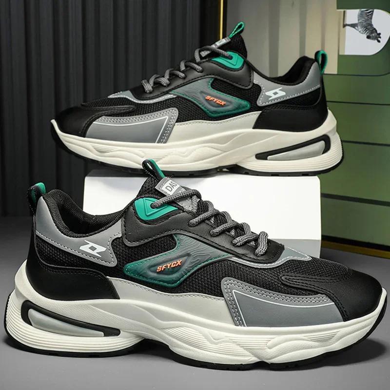 2025Men Walking Shoes Flat Outdoor Jogging Mesh Sports Breathable Wear-resistant Comfortale Casual Tennis Shoes for Men
