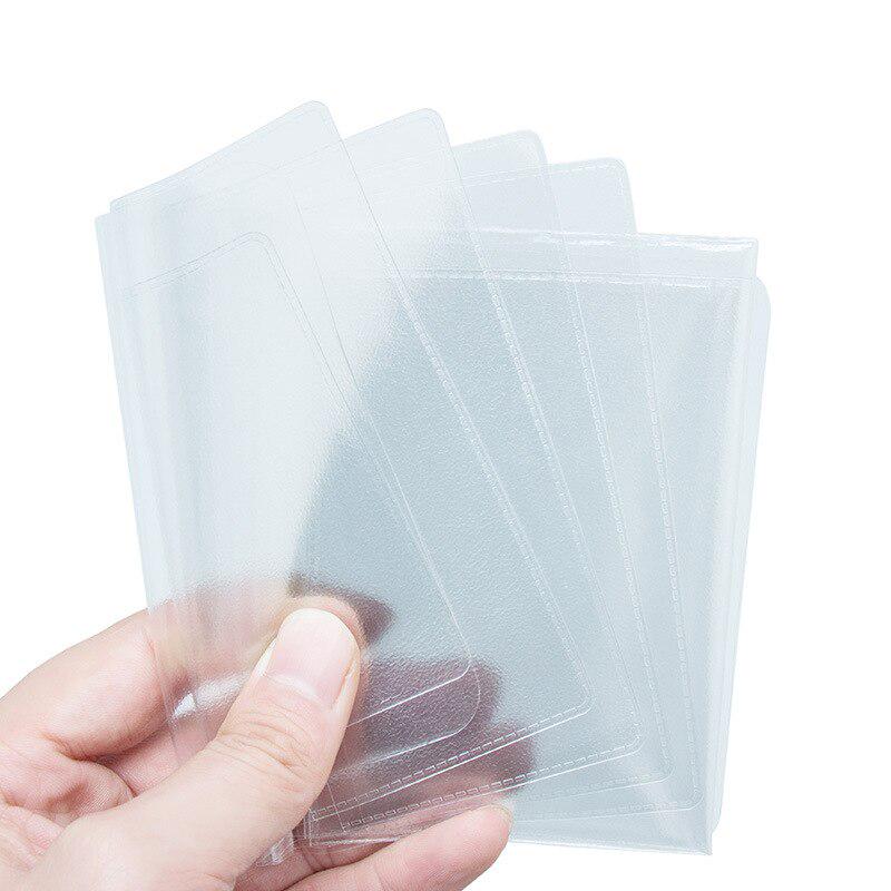 Multi-card Position Cover for Driver Documents PVC Transparent Car Document Protect Cover Wallet Men Women ID Credit Card Holder