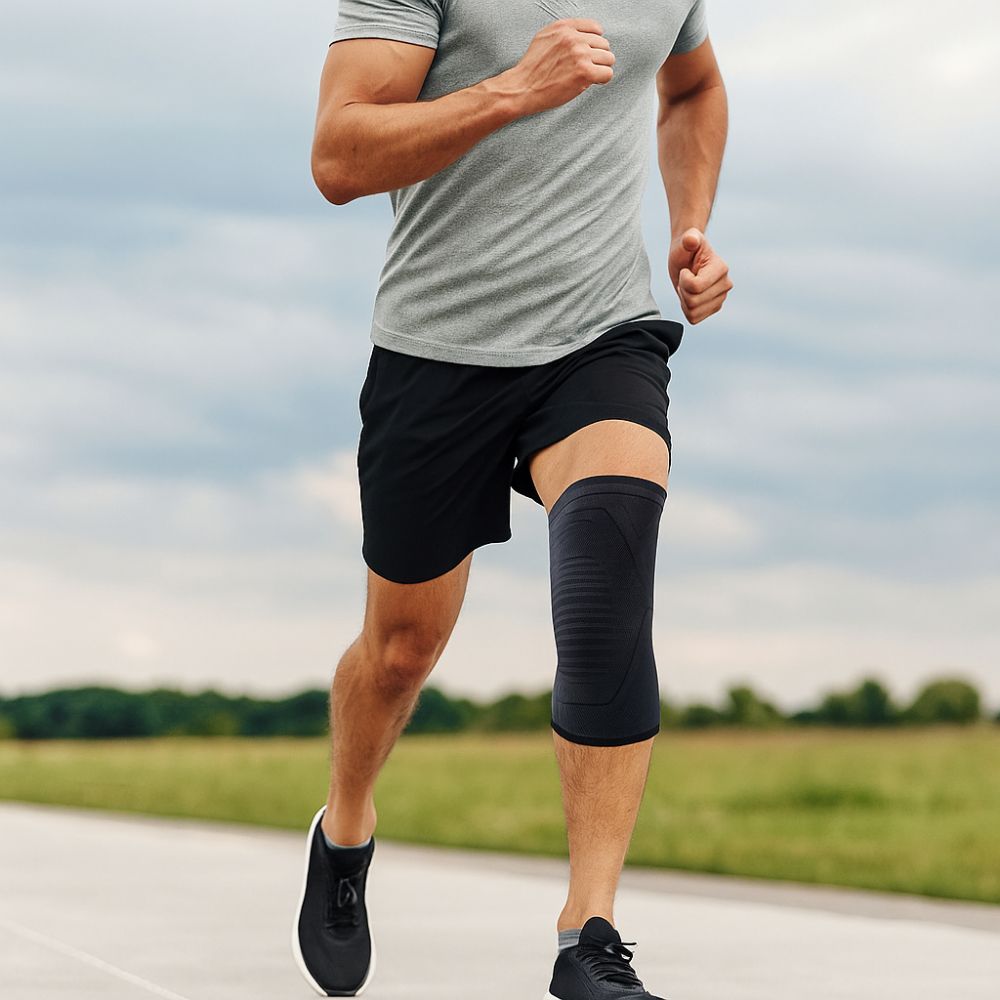 1 пара противоскользящих спортивных наколенников, нейлоновые наколенники, рукава для поддержки рук, для бега