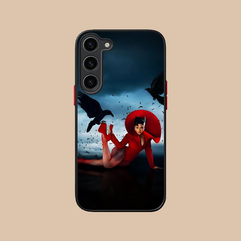 Силиконовый чехол для мобильного телефона Cardi B для Samsung Galaxy S26 S25 S24 S23 S22 S21 Plus FE Ultra Цветной чехол