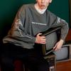 Свитшоты Li Ning Мужские Зеленые С круглым вырезом Умеренный Обычный AWDP305-3