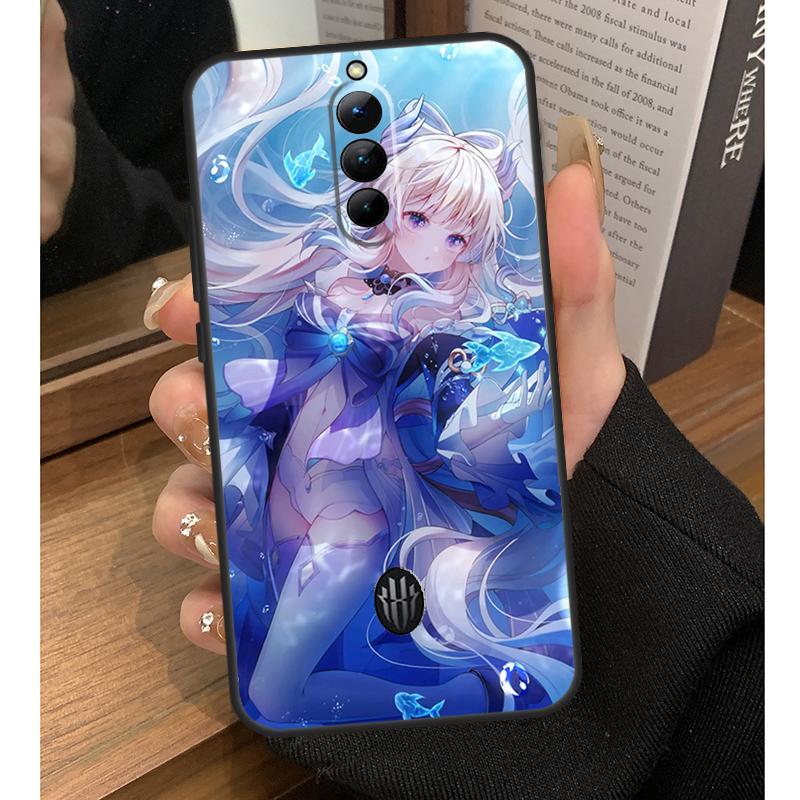 Чехол Sangonomiya Kokomi Genshin Impact Для Nubia Red Magic 8 9 10 Pro Plus 6 7 6S 7S Pro 5G 6R RedMagic 9S 8S Pro Plus Coque