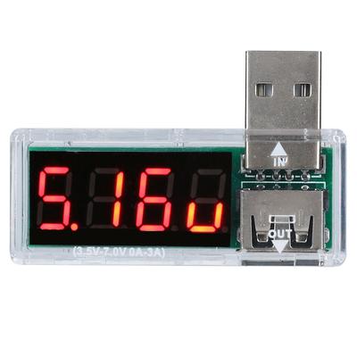 2 шт. USB-детектор тестер тока и напряжения вольтметр амперметр портативный для зарядных устройств для мобильных телефонов белый