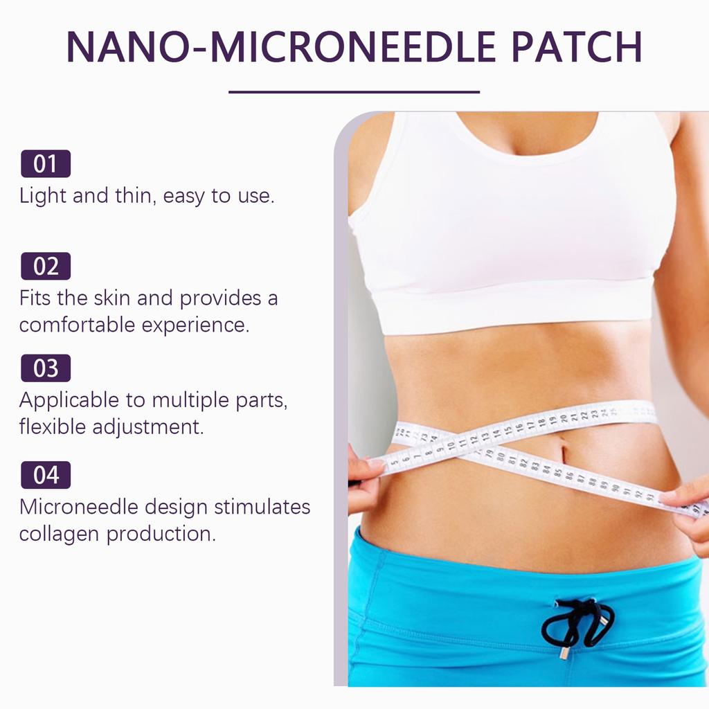 Nano Micro Needle Plaster, Micro Needle Plaster для похудения, укрепляющий пластырь для улучшения состояния кожи (4шт/1коробка)
