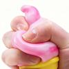 Игрушка-пищалка в виде рожка для мороженого, имитация рожка для мороженого, портативная, для путешествий, снятия стресса, мягкий, растягивающийся, сенсорный мячик от стресса