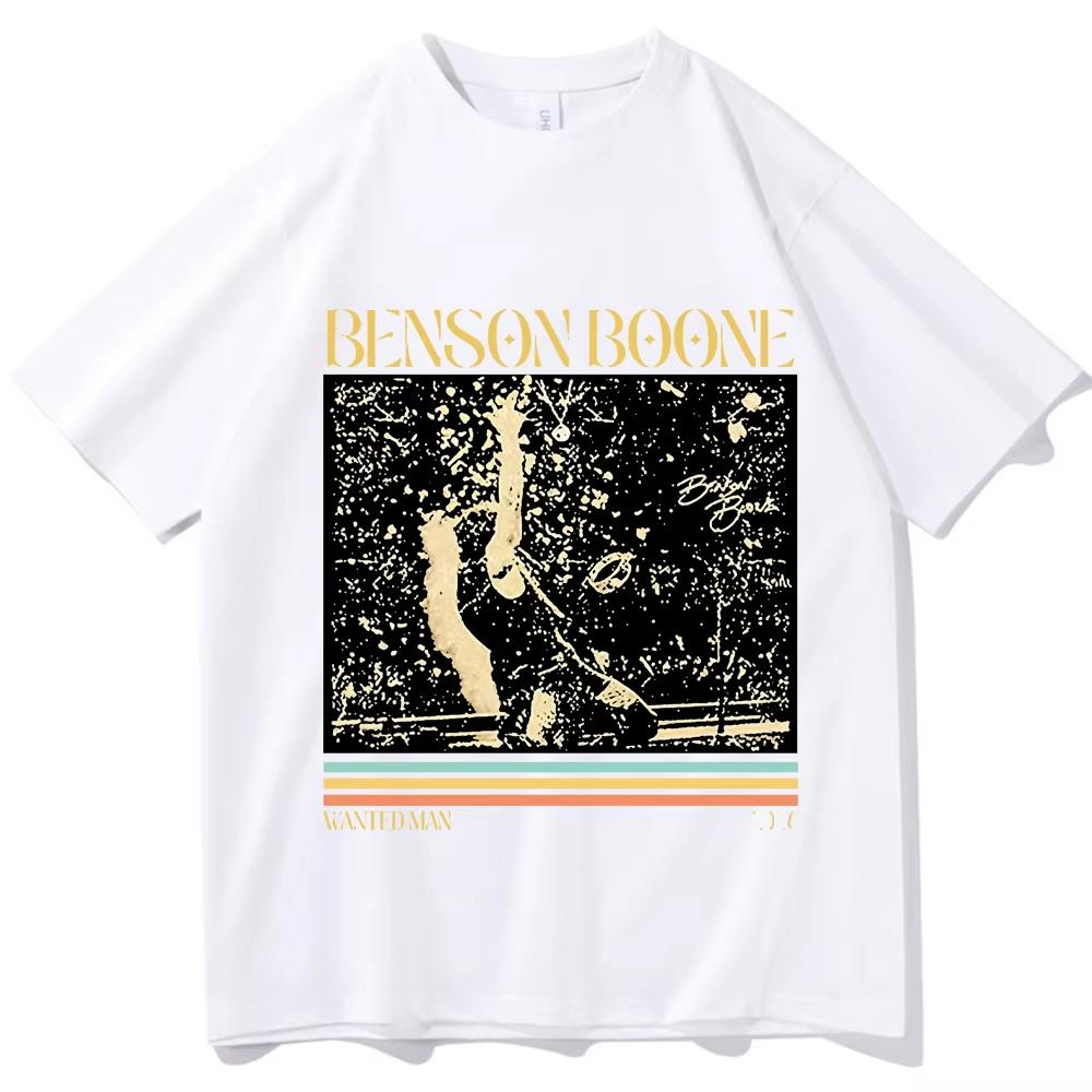 Benson Boone Wanted Man 2026 T-shirt Man Woman Harajuku Short Sleeve O-neck Casual Shirt Gothic Cotton Oversized T-shirts