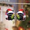 2D Flat Cute & Trendy Acrylic Cat Earrings - Funny Christmas & Holiday Earrings for Women