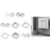 Electric Box Extender with Screws Single Socket Spacer Single Gang Receptacle Outlet Box Extenders Easy To Use
