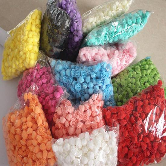 500шт ПЭ пена голова розы искусственный цветок для DIY медведь кукла свадебный дом декор