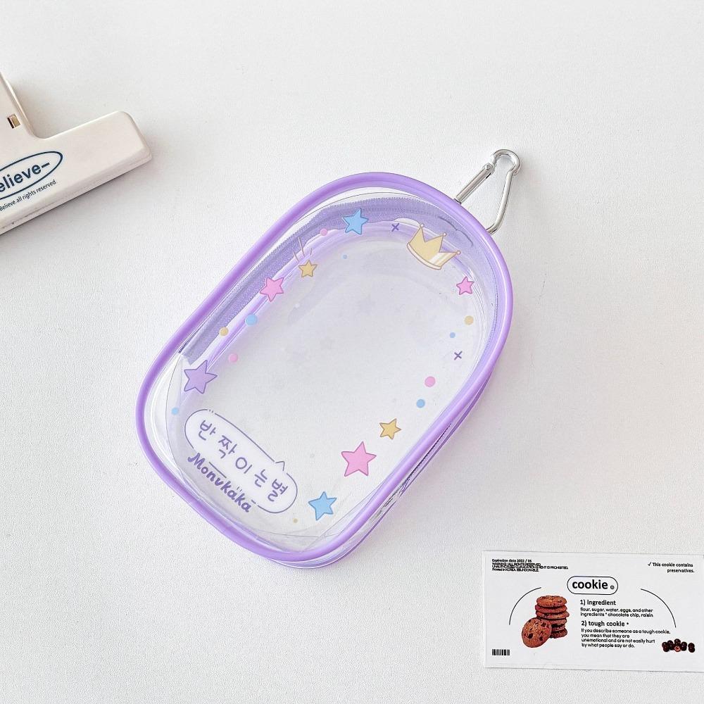 Прозрачная сумка для хранения кукол, мультяшный дизайн, сумка для демонстрации кукол на открытом воздухе, аксессуары для кукол