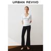 UR Women's Solid High-Waist Flared Pants