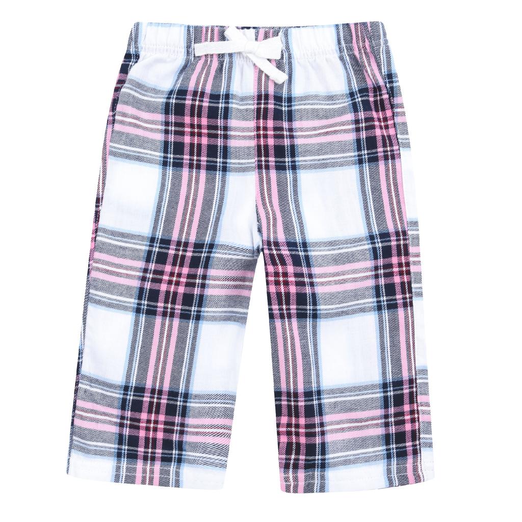 Larkwood Babies Tartan Lounge Trousers