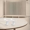 2PC Radiator Bracket Steel Aluminum Floor Bracket Adjustable Bracket 8-13cm High Aluminium Radiator Floor Brackets