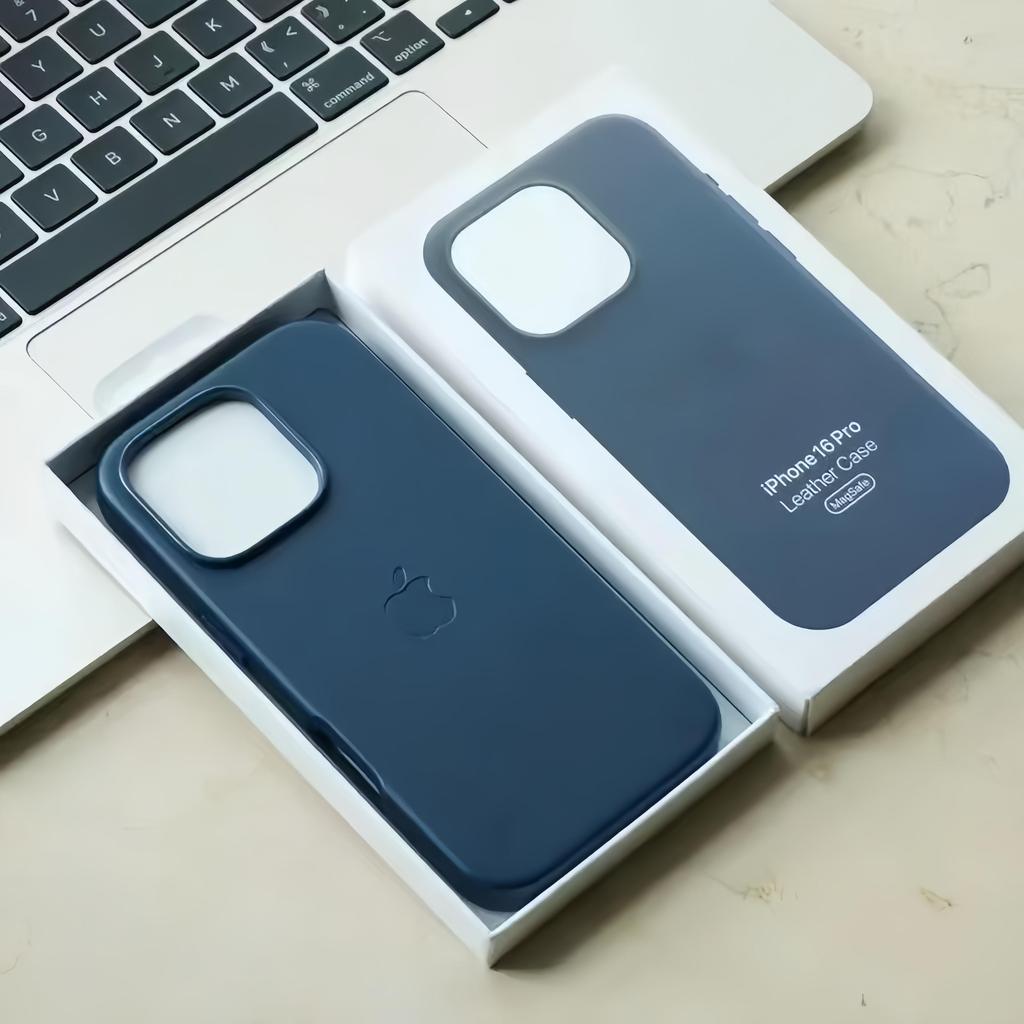 Чехол для iPhone 16 Pro Max из натуральной кожи