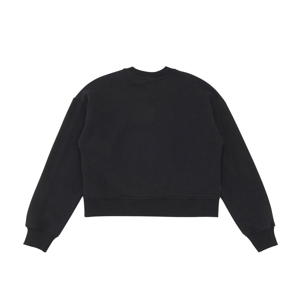 Fleece NB Essentials Brushed Fleece Crew WT33517 BK M [New Balance] Women's (Black)