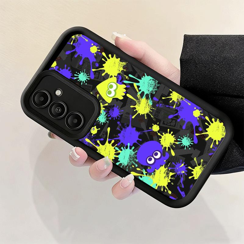 Phone Case for Samsung Galaxy S26 S25 Ultra S24 FE S-Splatoons Game Shell S23 Plus S22 + S21 S20 5G Soft Silicone Funda
