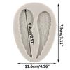 Крылья ангела, силиконовые формы для помадки для украшения торта, топпер для кексов, конфеты, шоколадная жвачка, паста, формы из полимерной глины