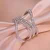 Small Fragrance Super Beautiful Lines Multi Layer Seiko Full Diamond Wedding Ring Incense Home Classic Fashion