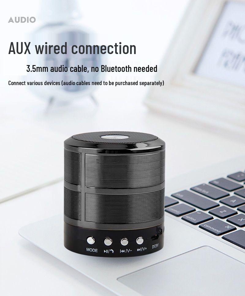 **Портативная уличная Bluetooth-колонка с сабвуфером WS-887**