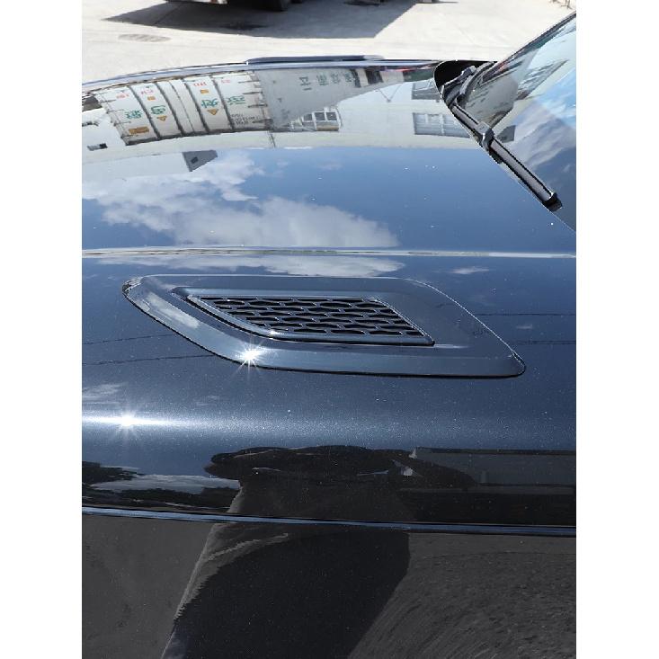 Car Hood Air Vent Cover Trim For Land Rover Range Rover Vogue 2023-2026 ABS Carbon Fiber Exterior Car Accessories