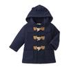 MIKI HOUSE HOT BISCUITS Duffle Boys and Navy Coat, Girls, Blue, 120cm, 73-3803-493