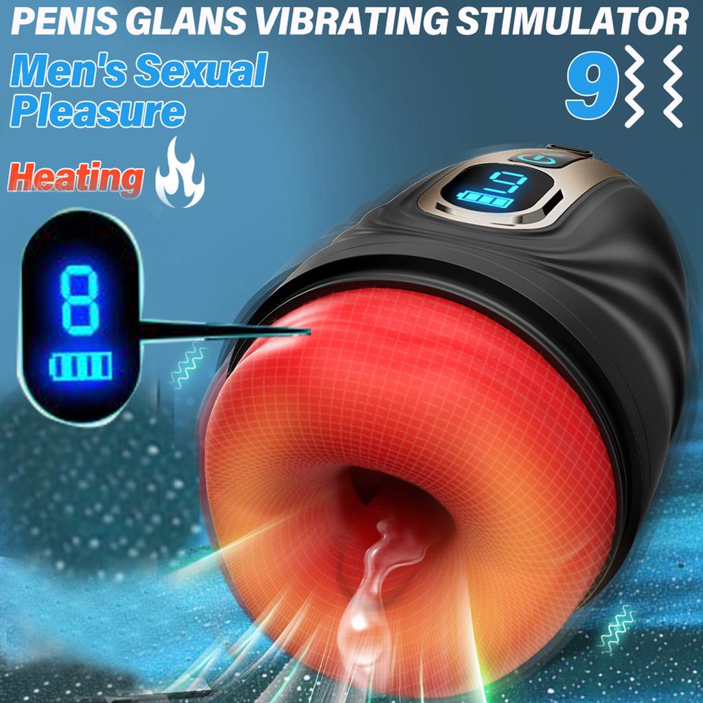 Male Masturbator Vibrator Penis Pump Trainer APP Controller, Mouth Pack Penis Vibrator Adult Toys Pussy Stimulator Adult Sex Toys