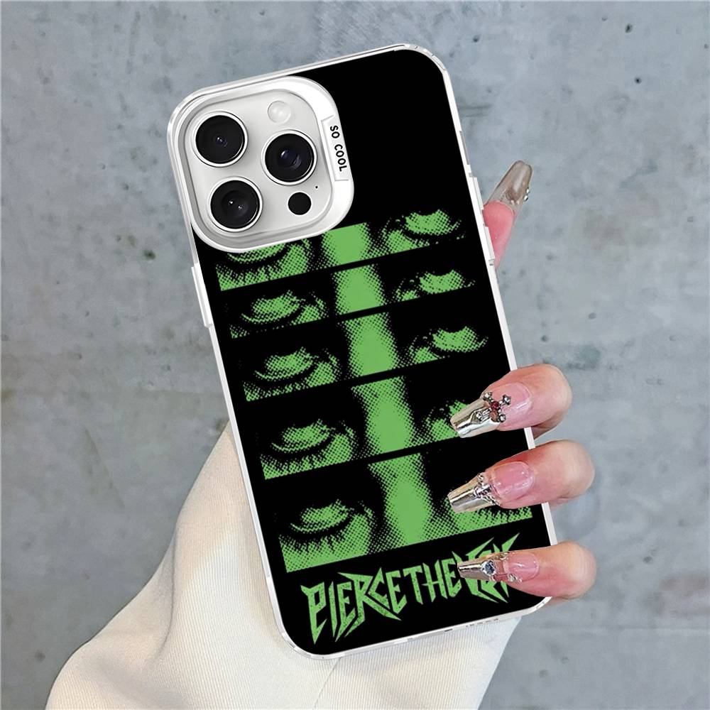 Чехлы для телефона P-Pierce The Veil Band для iPhone 17 16e 15 14 13 12 11 Plus Pro Max ProMax Цветные чехлы